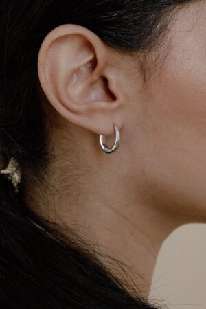 Petite Gold Hoops Elevate Your Style with Caitlyn Minimalist's Oval Hoops