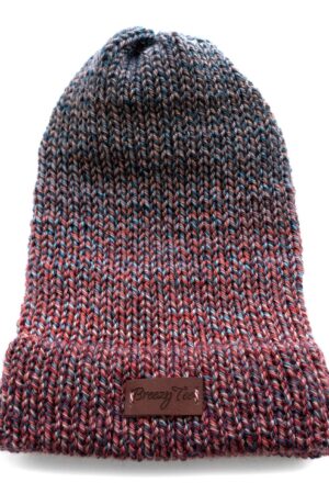 Cozy Comfort Knit Beanie with Luxurious Satin Lining, Vibrant Multicolor Patterns