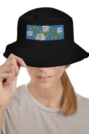 Floral Embroidered Bucket Hat Nature-Inspired Style for All