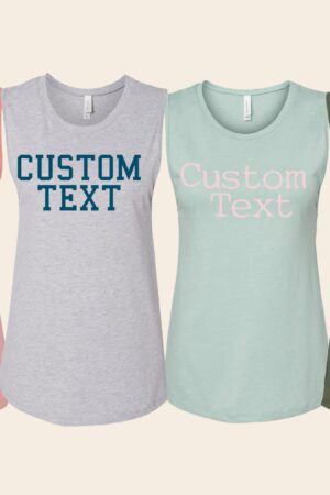 Personalized Muscle Tank Elevate Your Workouts with Custom Style