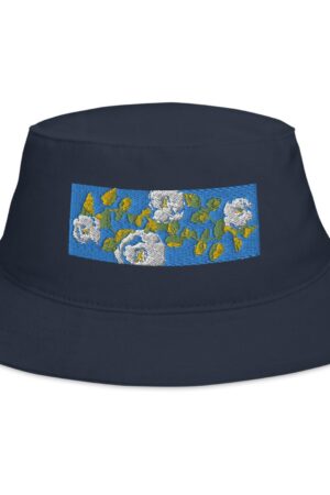 Floral Embroidered Bucket Hat Nature-Inspired Style for All