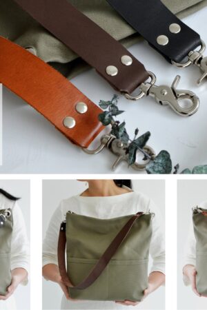 Olive Canvas Hobo Tote The Perfect Everyday Bag for Women