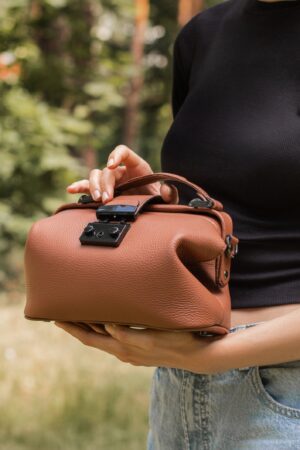 Vintage Brown Leather Doctor's Bag Handmade, Durable, and Stylish