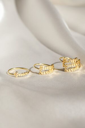 Personalized Double Name Ring A Cherished Keepsake for Loved Ones