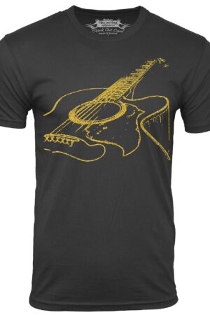 Unleash Your Inner Musician Acoustic Guitar T-Shirt by Think Out Loud Apparel