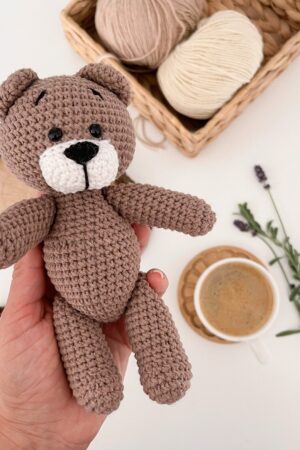 Adorable Handmade Crochet Teddy Bear A Perfect Gift for Loved Ones