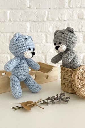 Adorable Handmade Crochet Teddy Bear A Perfect Gift for Loved Ones