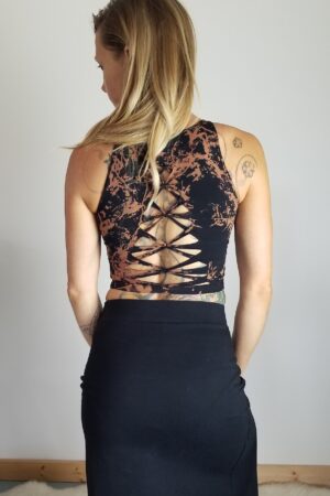 Wild Fire Braided Crop Tank Unleash Your Inner Goddess for Festivals, Pole Dance, and Hoop Fashion