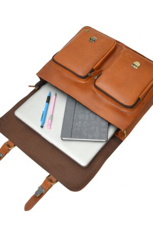 Personalized Leather Messenger Bag The Perfect Gift for the Modern Man