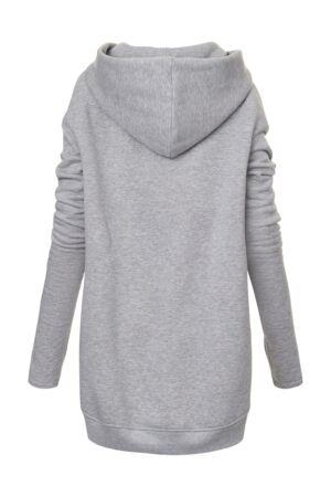 Cozy and Chic Elevate Your Style with Our Long Hoodie with Dropped Shoulder