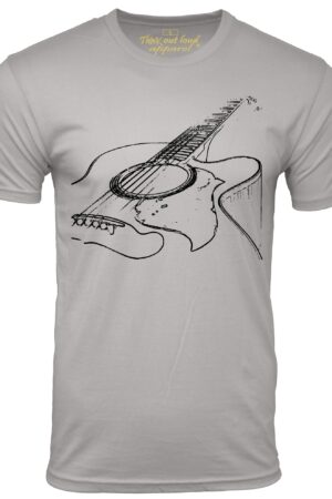 Unleash Your Inner Musician Acoustic Guitar T-Shirt by Think Out Loud Apparel