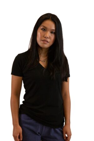 Sustainable Comfort Hemp & Organic Cotton V-neck T-shirt (XS-XXL)