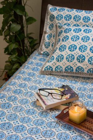 Handcrafted Block Print Sheet Set Artisan-Crafted Indian Prints for a Unique and Serene Bedroom