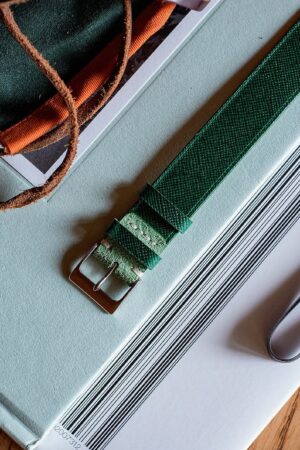 Premium Saffiano Leather Watch Strap Elevate Your Timepiece with Veg Tan Elegance