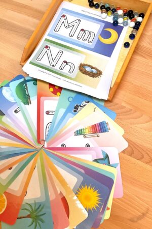 Engaging and Educational German Alphabet Tracing Cards, Painting, and Swing Exercise Templates for Preschoolers