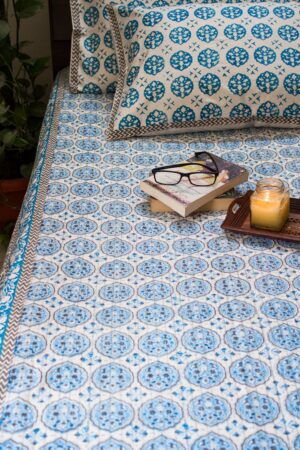 Handcrafted Block Print Sheet Set Artisan-Crafted Indian Prints for a Unique and Serene Bedroom