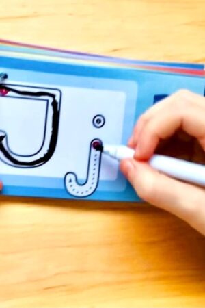 Engaging and Educational German Alphabet Tracing Cards, Painting, and Swing Exercise Templates for Preschoolers