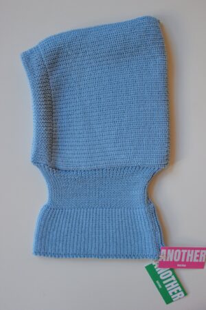 Cozy and Warm Alpaca Wool Balaclava in Light Blue for Winter Adventures