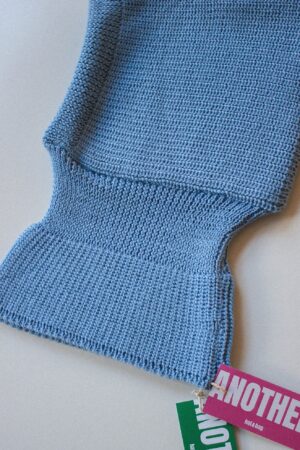 Cozy and Warm Alpaca Wool Balaclava in Light Blue for Winter Adventures