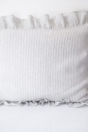 Dreamy Linen Pillowcase Embrace the Elegance of Ruffles