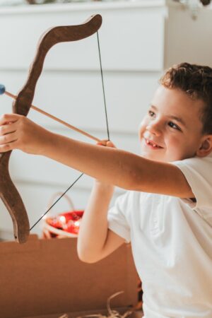 Personalized Wooden Archery Set Empowering Young Adventurers with the Thrill of Bow and Arrow