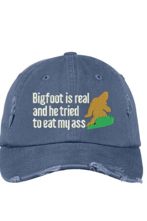 Unveil the Enigma Embroidered Bigfoot Dad's Cap for the Curious and Adventurous