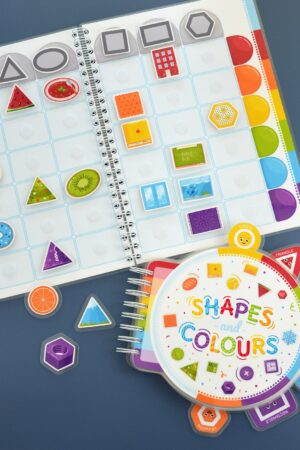 Interactive Velcro Shape and Color Matching Activity Enhance Learning and Quiet Play