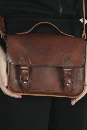 Personalized Leather Satchel The Perfect Christmas Gift for Her