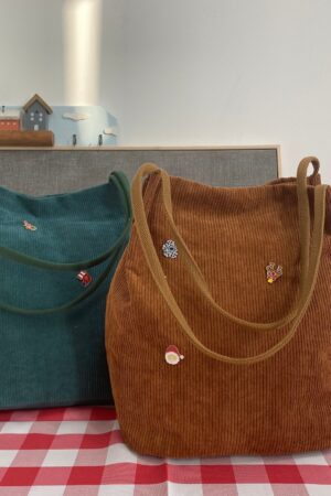 Corduroy Bucket Bag The Perfect Handbag for Everyday Style