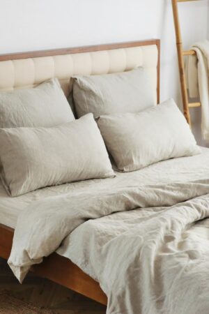 Luxurious Linen Pillowcases Natural Comfort for a Restful Night's Sleep