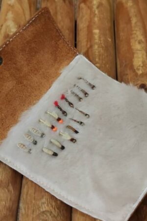 Personalized Leather Fly Fishing Wallet The Ultimate Companion for Anglers