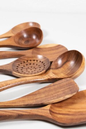 Premium 7-Piece Teak Cooking Set Elevate Your Culinary Experience