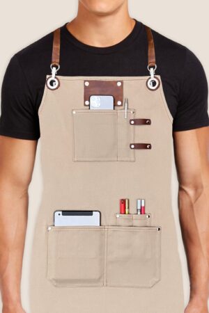 Personalized Embroidered Apron Elevate Your Kitchen Style with Custom Logo and Name Tags