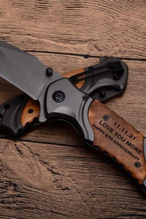 Engraved Pocket Knife A Timeless Anniversary Keepsake for Him