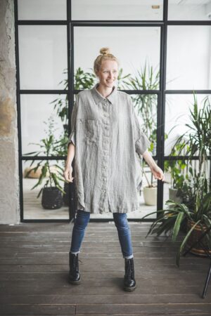 Breezy Linen Oversized Shirt Effortless Style for Every Body