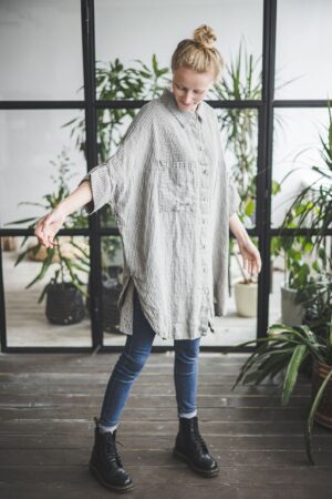 Breezy Linen Oversized Shirt Effortless Style for Every Body