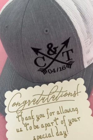 Embroidered Trucker Hats for the Perfect Wedding Party Celebrate in Style