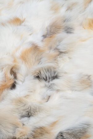 Luxurious Real Golden Fox Fur Blanket Indulge in Unparalleled Warmth and Elegance