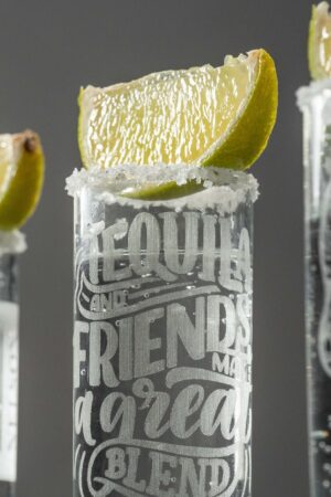 Personalized Tequila Glasses with Flight Board The Perfect Gift for Any Occasion