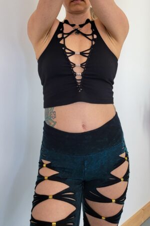 Lucid Braided Crop Tank Unleash Your Inner Goddess with Festival Flair