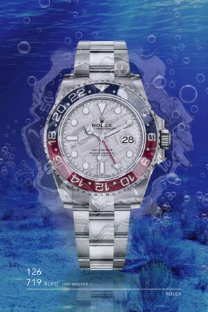 Rolex GMT Master II-126719BLRO Canvas Print Bold Graphic Art for Watch Enthusiasts