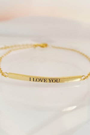 Personalized Bar Bracelet Engrave Your Story, Cherish Your Moments