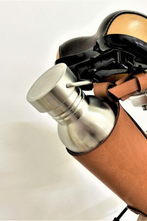 Premium Leather Bike Bottle Holder Secure Hydration for Your Rides