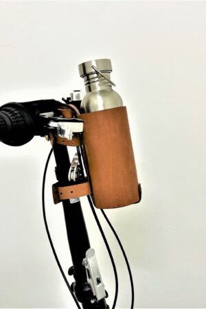 Premium Leather Bike Bottle Holder Secure Hydration for Your Rides