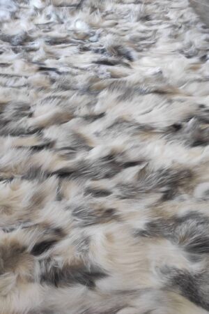 Indulge in Luxury Genuine Real Fox Fur Throw Rug for an Unforgettable Home Decor