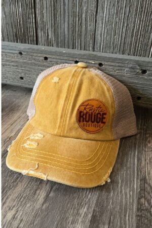 Custom Leather Patch Trucker Hat Elevate Your Brand with Personalized Style