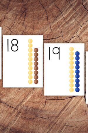 Number Cards 1-20 Learn to Count with Fun and Engaging Educational Flashcards