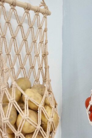 Macrame Potato Tomato Bag Hang Your Fruits and Veggies in Style