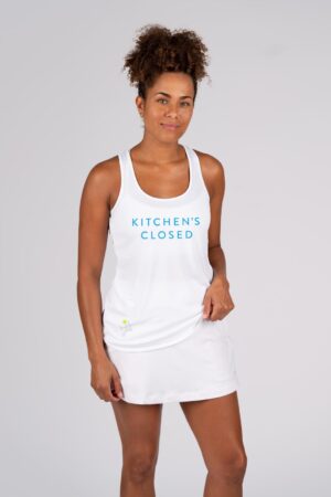 Pickleball Powerhouse Kitchen's Closed Women's Tank Top for Unstoppable Play