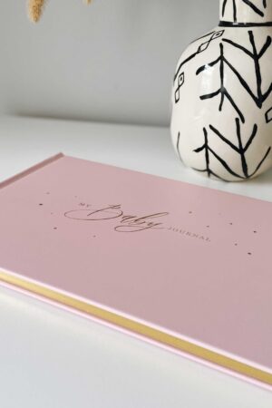 Timeless Keepsake My Baby Journal ? Blush with Gold Foil, A Cherished Memory for New Parents